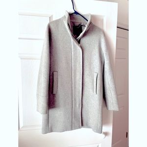 Jcrew Stadium-cloth cocoon coat / 4 / Heather Dusk